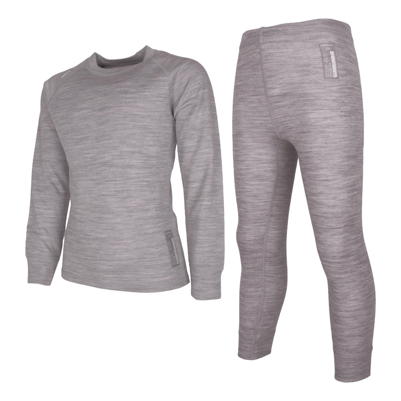 Merino Set Grey Melange