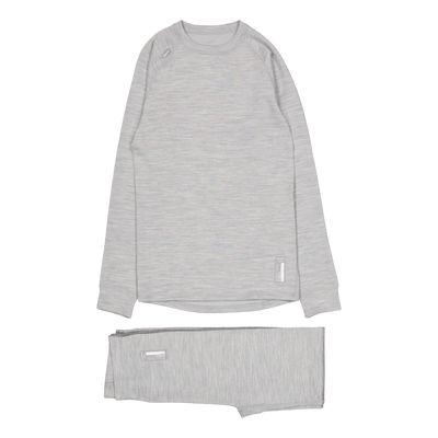 Merino Set Grey Melange