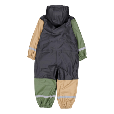 Fagerhult Rain Baby Overall, F Anth/green