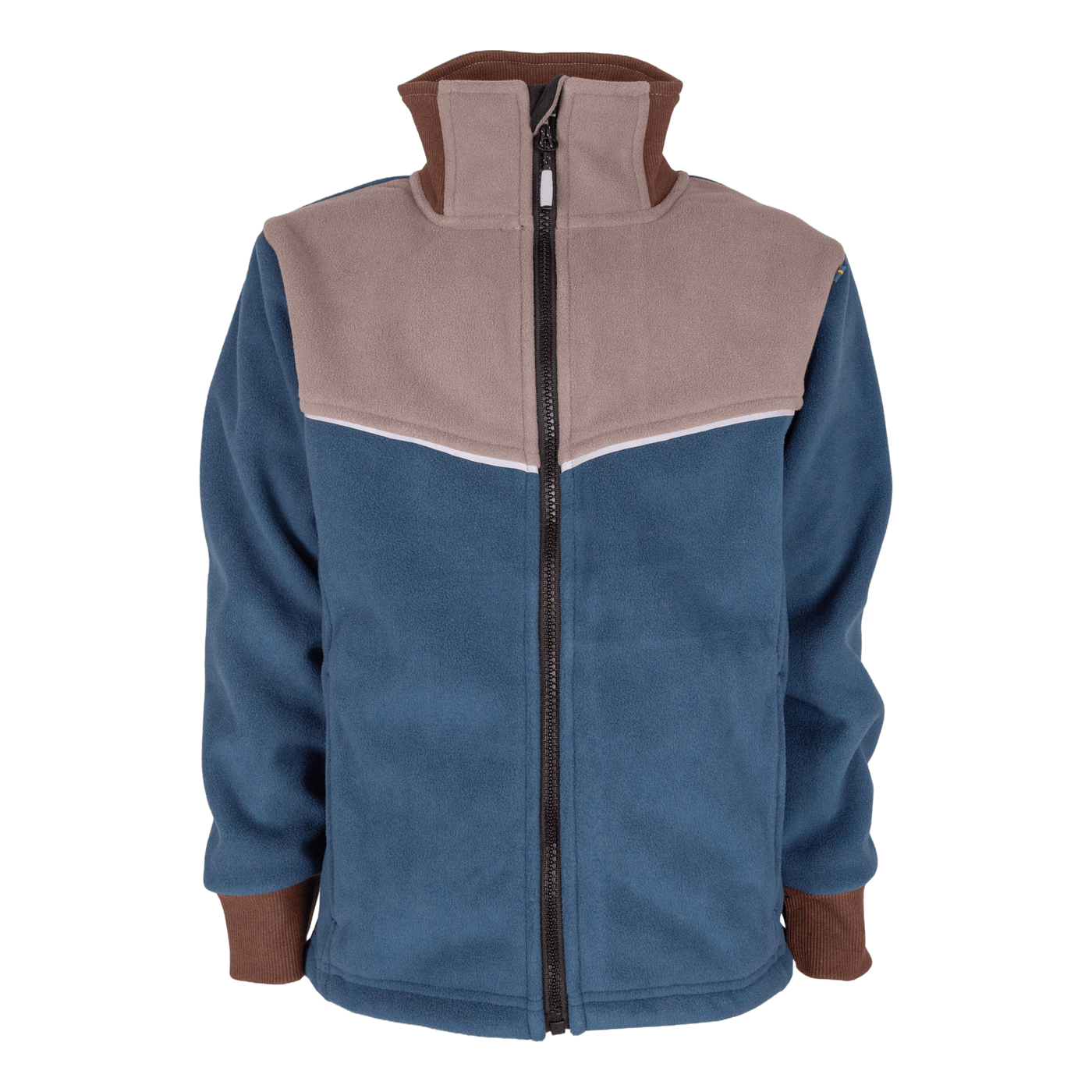 Stormy Jacket, Windfleece Grey/dark Blue