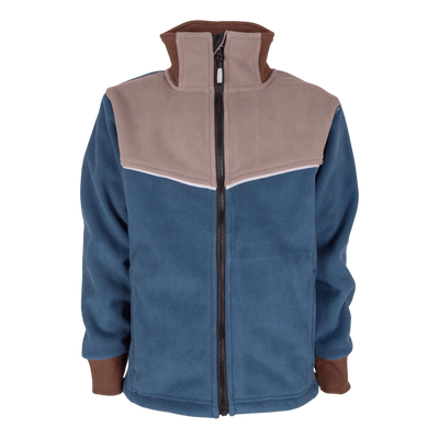 Stormy Jacket, Windfleece Grey/dark Blue