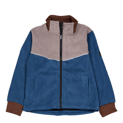 Stormy Jacket, Windfleece Grey/dark Blue