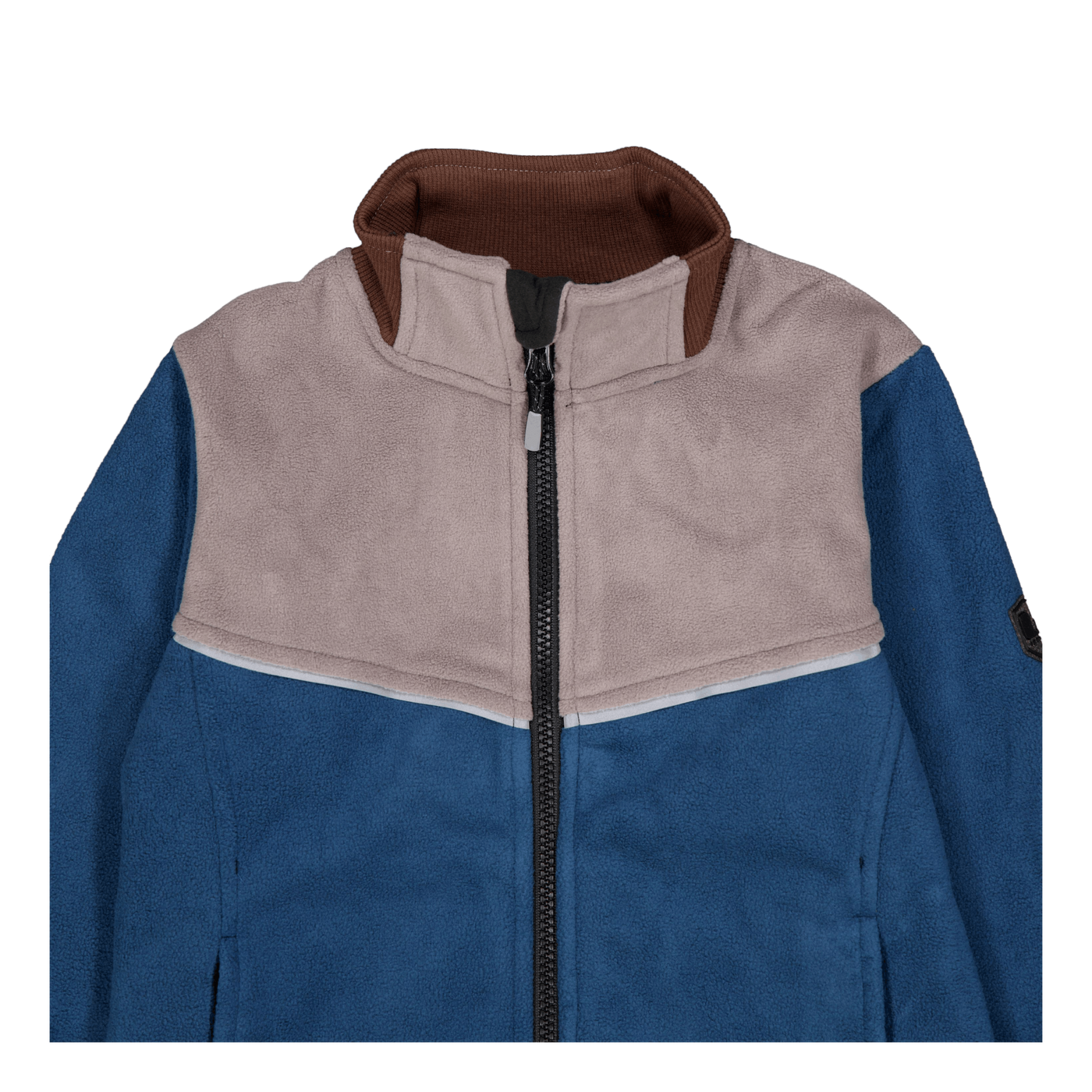 Stormy Jacket, Windfleece Grey/dark Blue