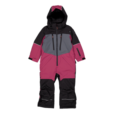 Alpine Winter Overall Black/cerise