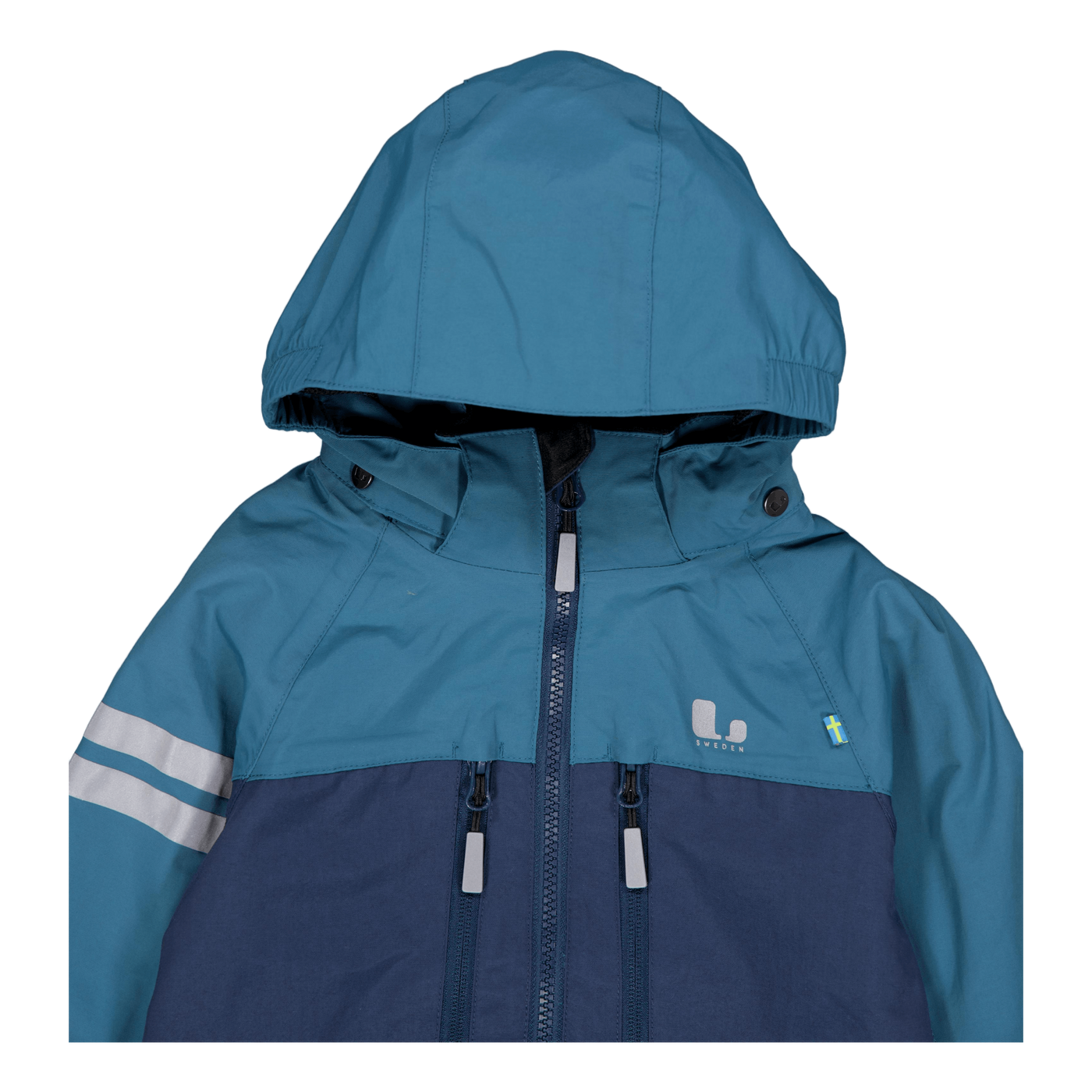 Lingbo Shell Jacket Turquoise/navy