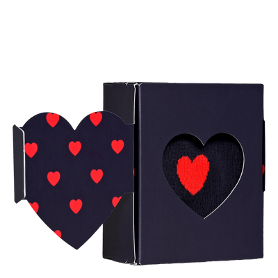 1-pack Heart Sock Gift Set Navy