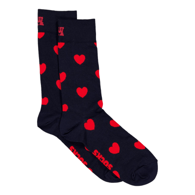 1-pack Heart Sock Gift Set Navy