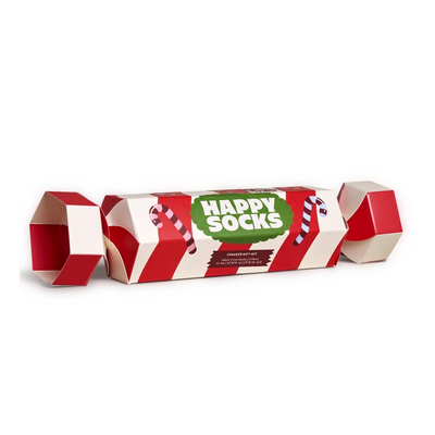 2-pack Holiday Striped Cracker Dark Red