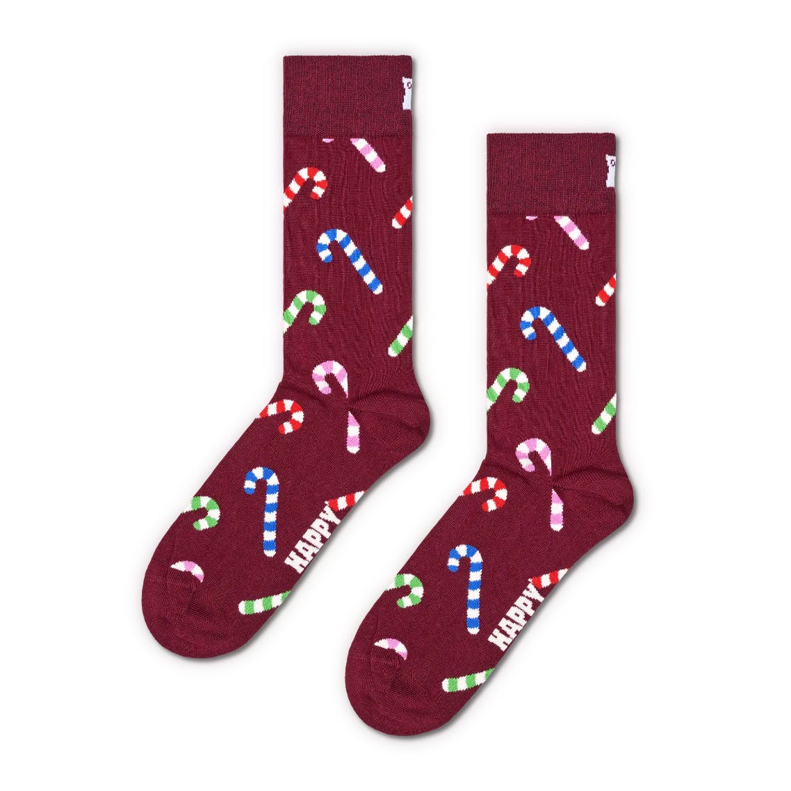 2-pack Holiday Striped Cracker Dark Red