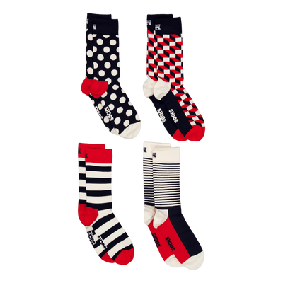 4-pack Classic Navy Socks Gift Navy