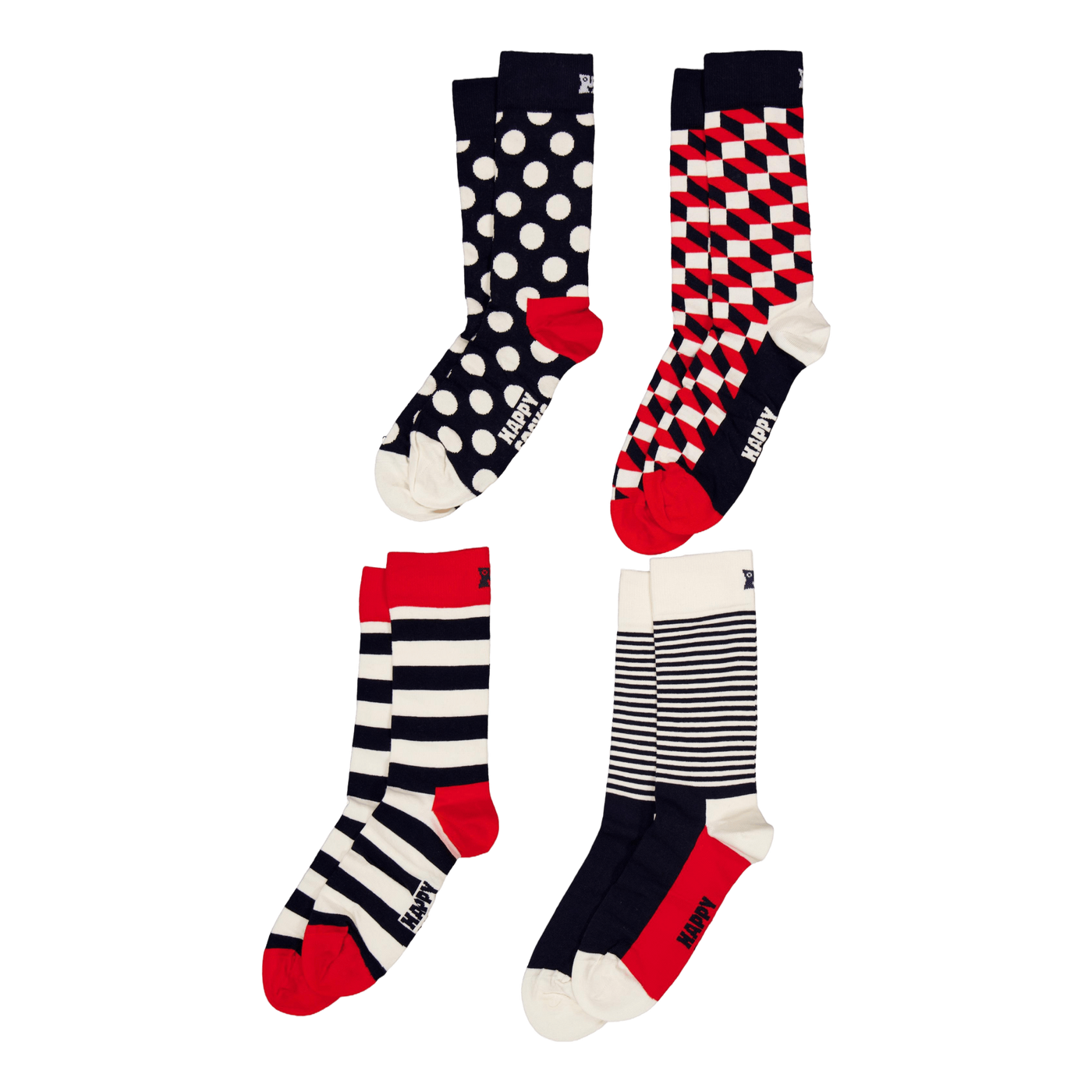 4-pack Classic Navy Socks Gift Navy