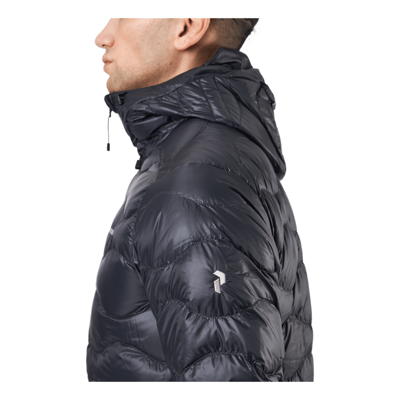 M Helium Down Hood Jacket Black