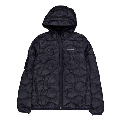 W Helium Down Hood Jacket Black