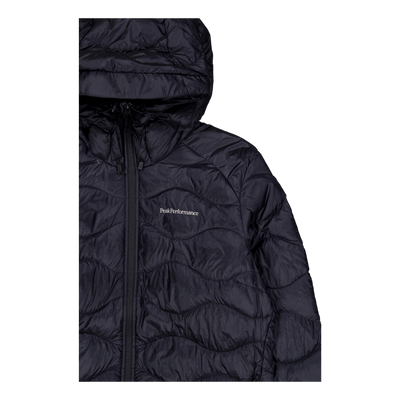 W Helium Down Hood Jacket Black