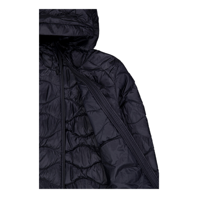 W Helium Down Hood Jacket Black