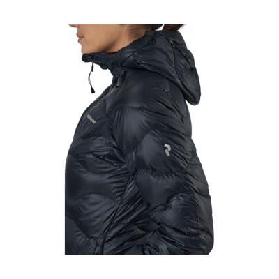 W Helium Down Hood Jacket Black