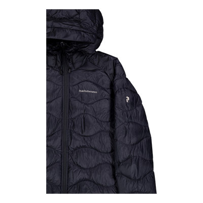 W Helium Down Hood Jacket Black