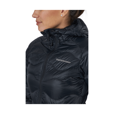 W Helium Down Hood Jacket Black