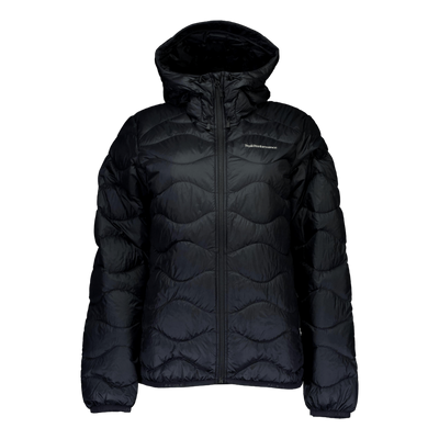 W Helium Down Hood Jacket Black