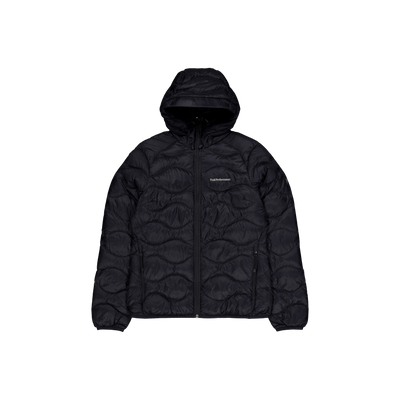 W Helium Down Hood Jacket Black