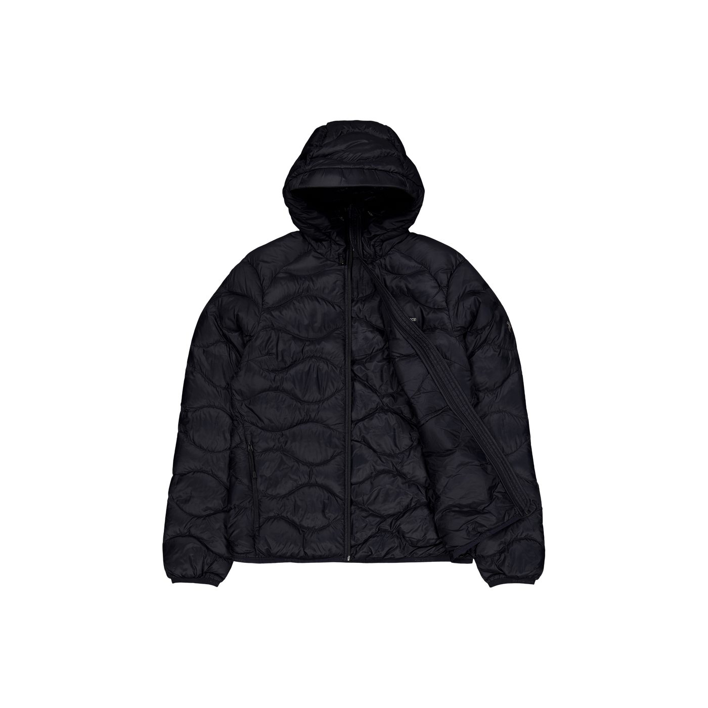 W Helium Down Hood Jacket Black