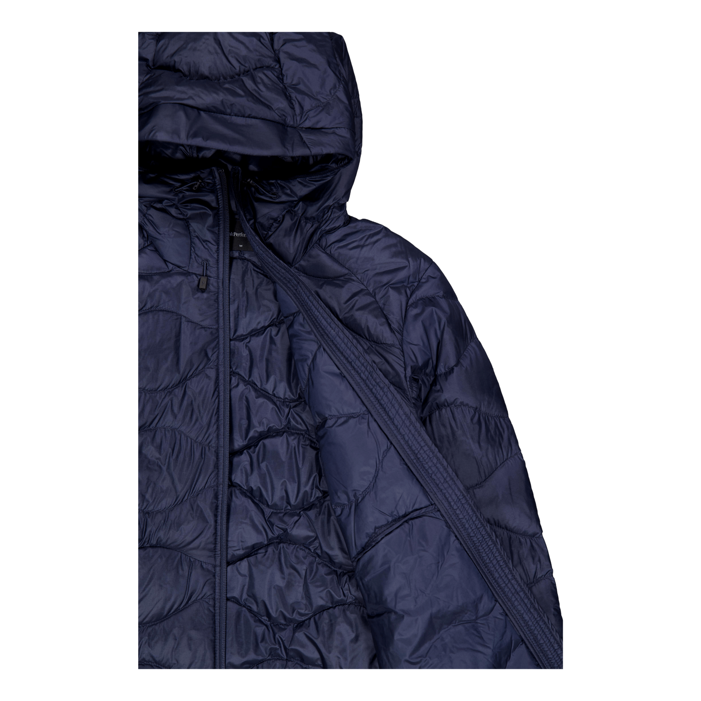 W Helium Down Hood Jacket Blue Shadow