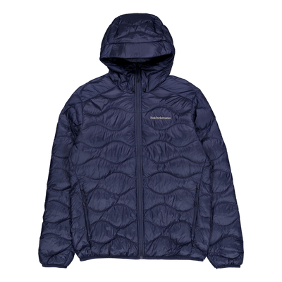 M Helium Down Hood Jacket Blue Shadow