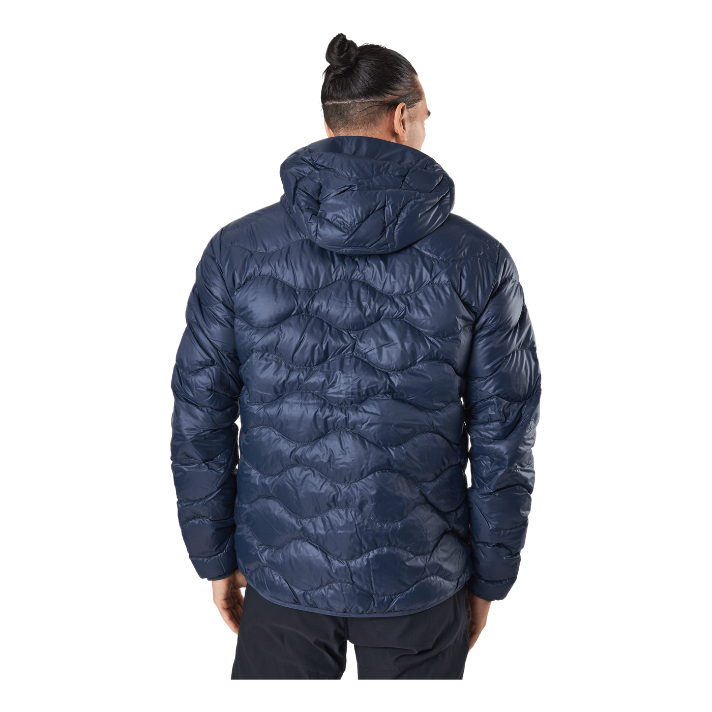 M Helium Down Hood Jacket Blue Shadow