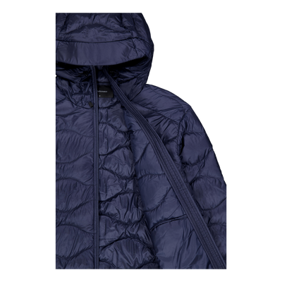 M Helium Down Hood Jacket Blue Shadow