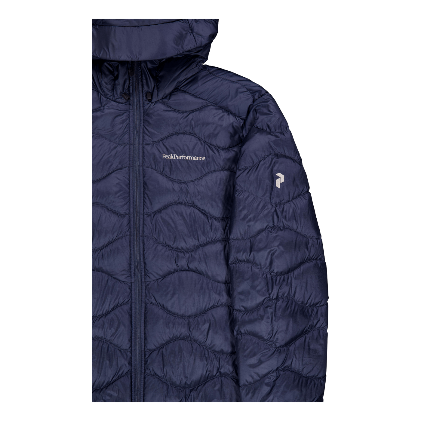 M Helium Down Hood Jacket Blue Shadow