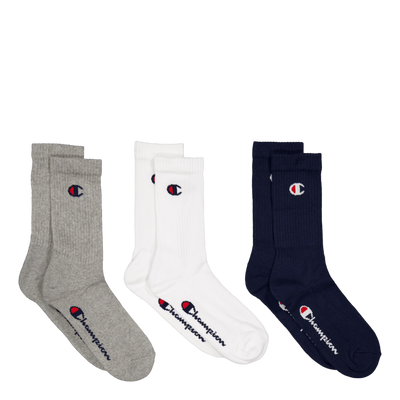 3pk Crew Socks Sky Captain A