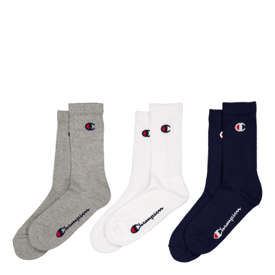 3pk Crew Socks Sky Captain A