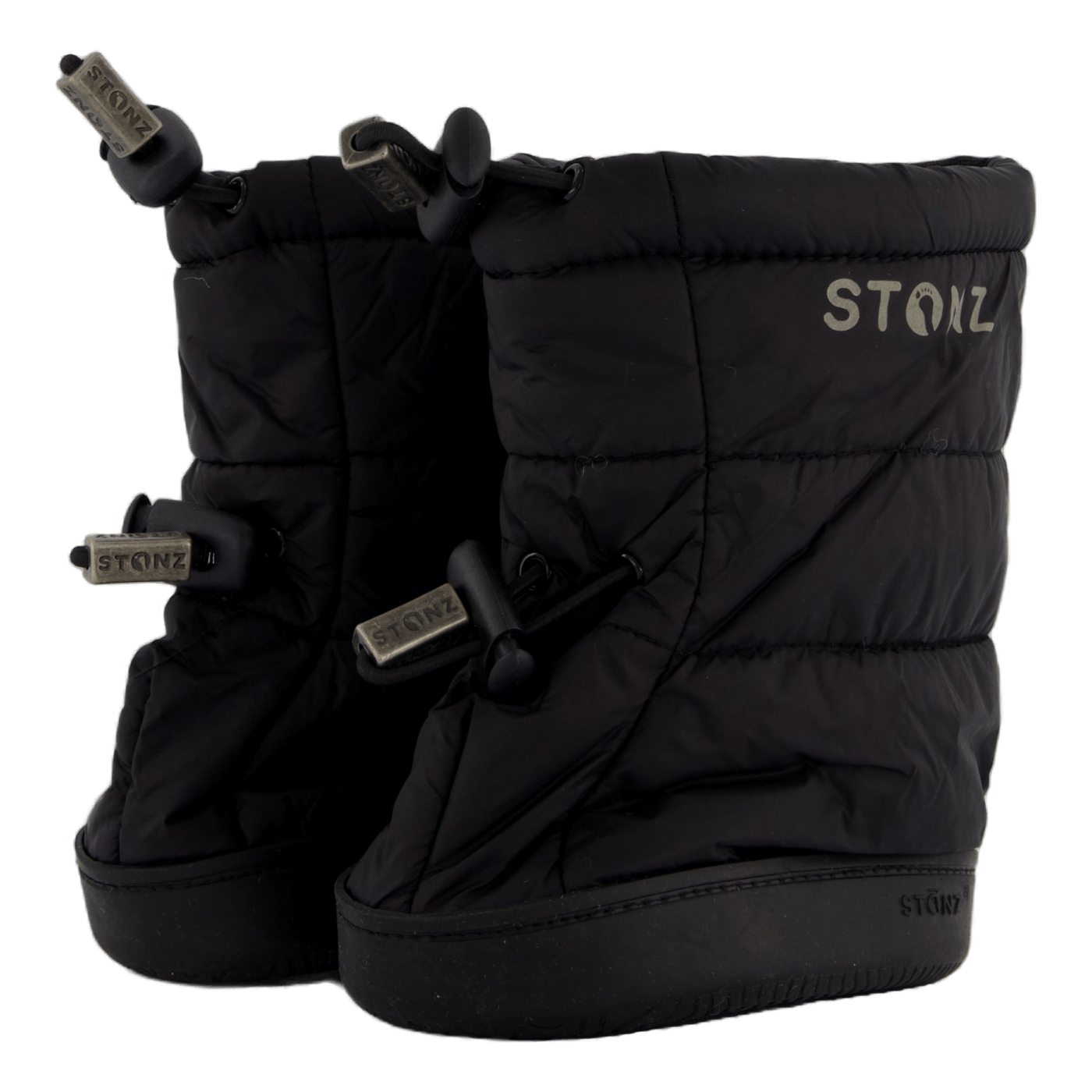 Stonz Toddler Puffer Booties Black