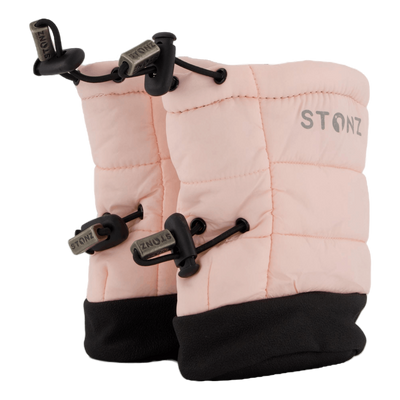 Stonz Toddler Puffer Booties Pink