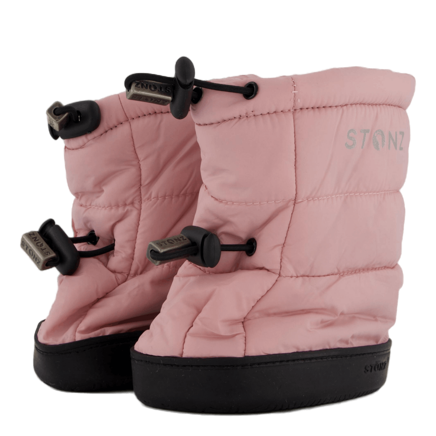 Stonz Toddler Puffer Booties Pink