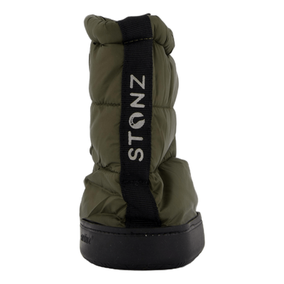 Stonz Toddler Puffer Booties Green