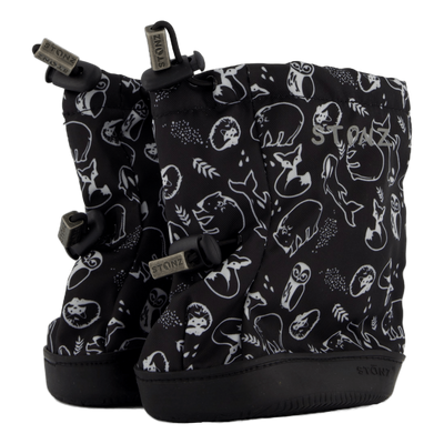 Toddler Booties Black