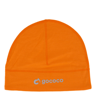 Thin Running Hat Wool Orange Orange