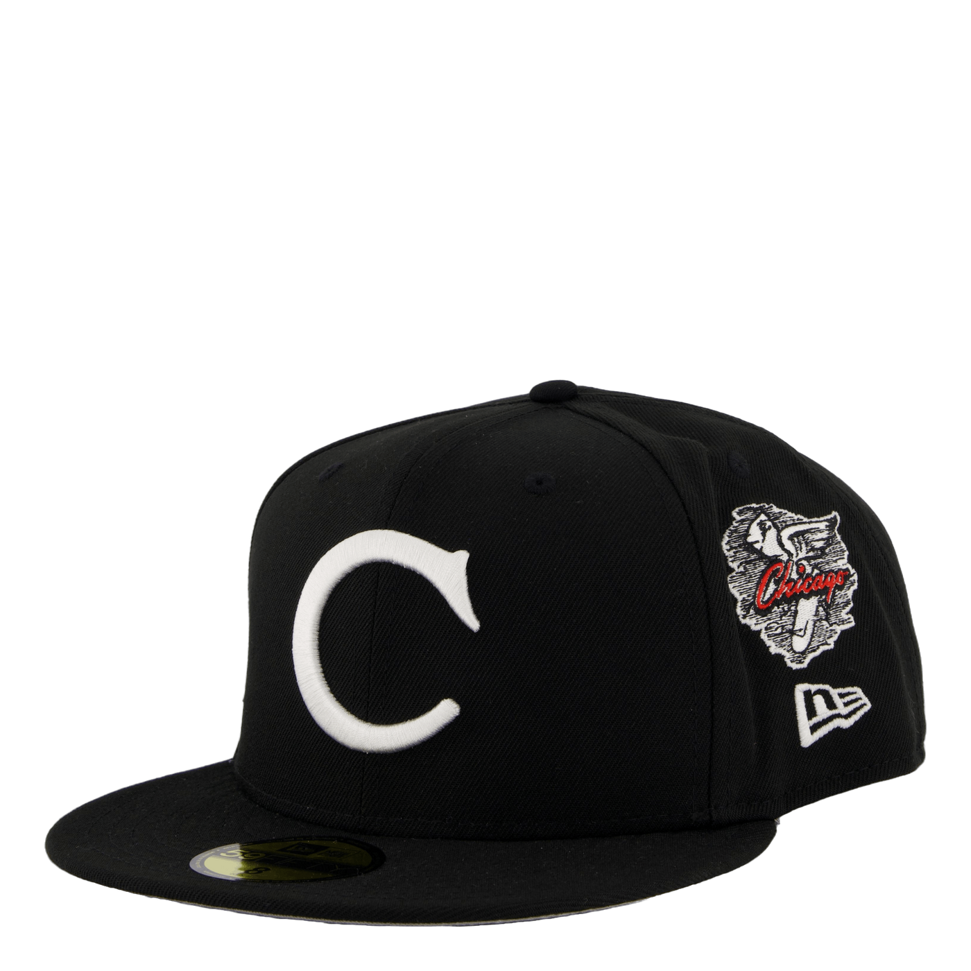 Mlb Coops Patch 59fifty Chiwh Blk