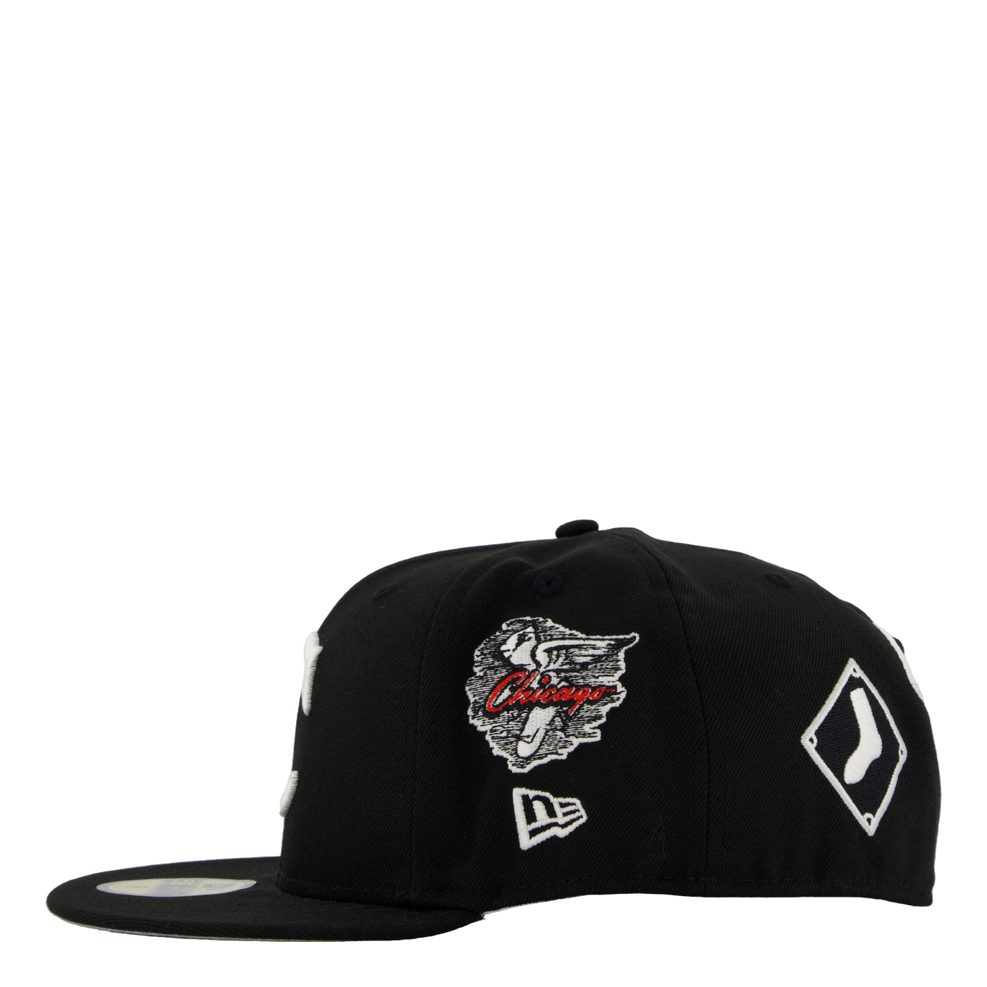 Mlb Coops Patch 59fifty Chiwh Blk