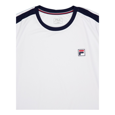 T-shirt Elias White/navy