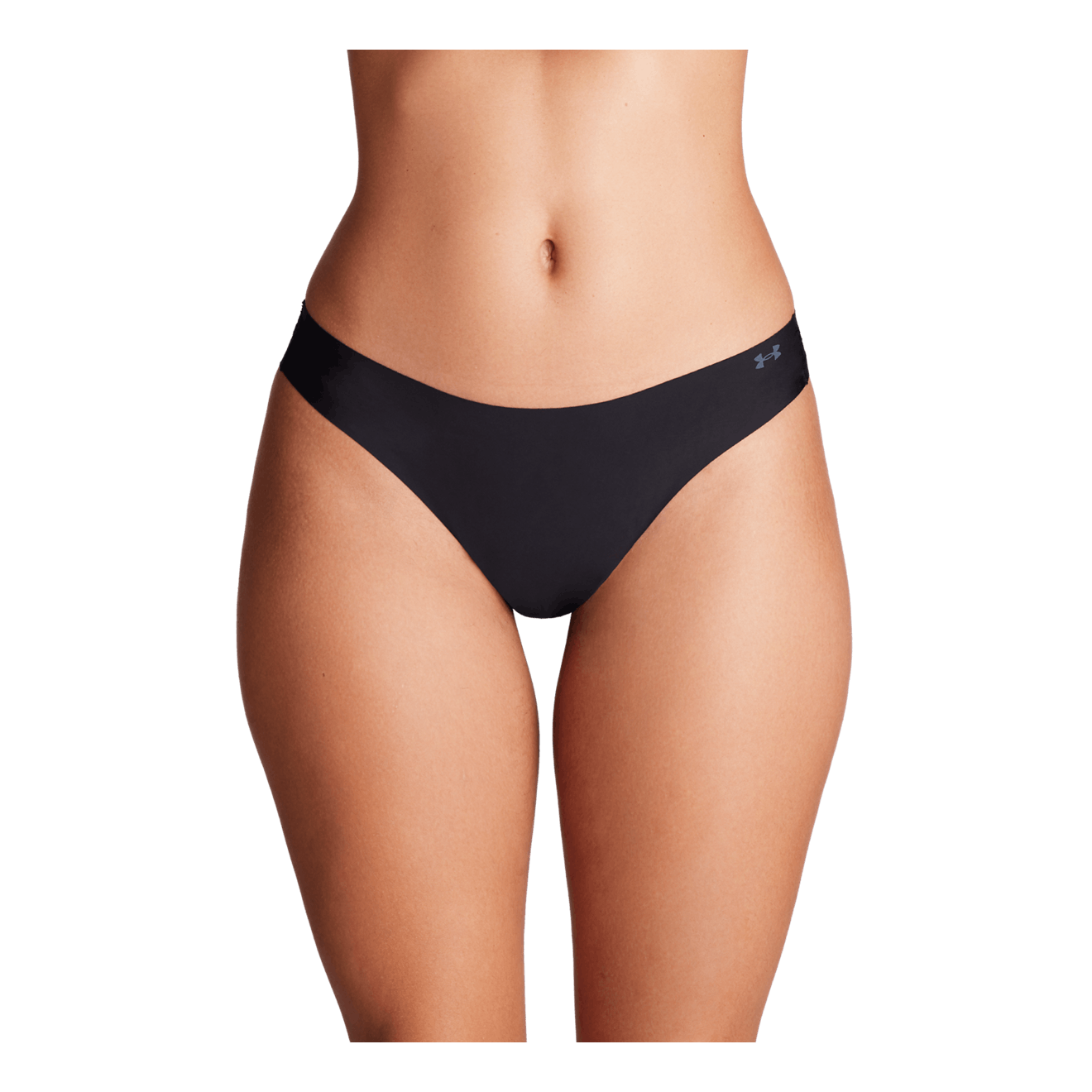 Ua Pure Stretch No Show Thong  Black