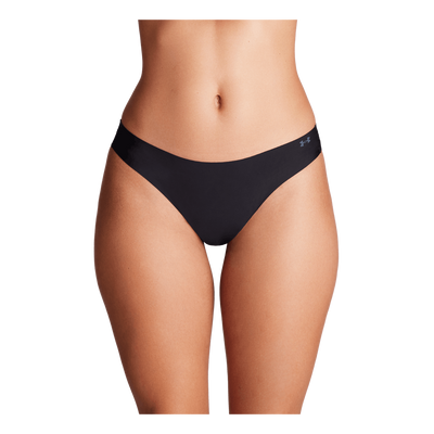 Ua Pure Stretch No Show Thong  Black