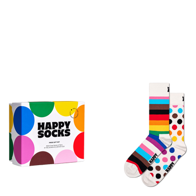 2-pack Pride Socks Gift Set White