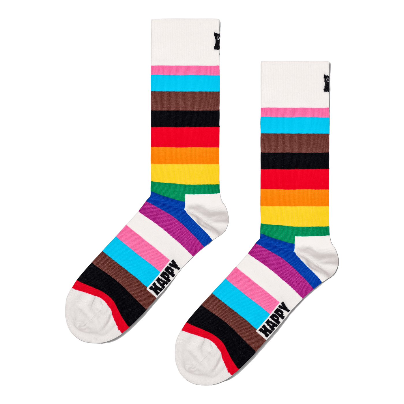 2-pack Pride Socks Gift Set White