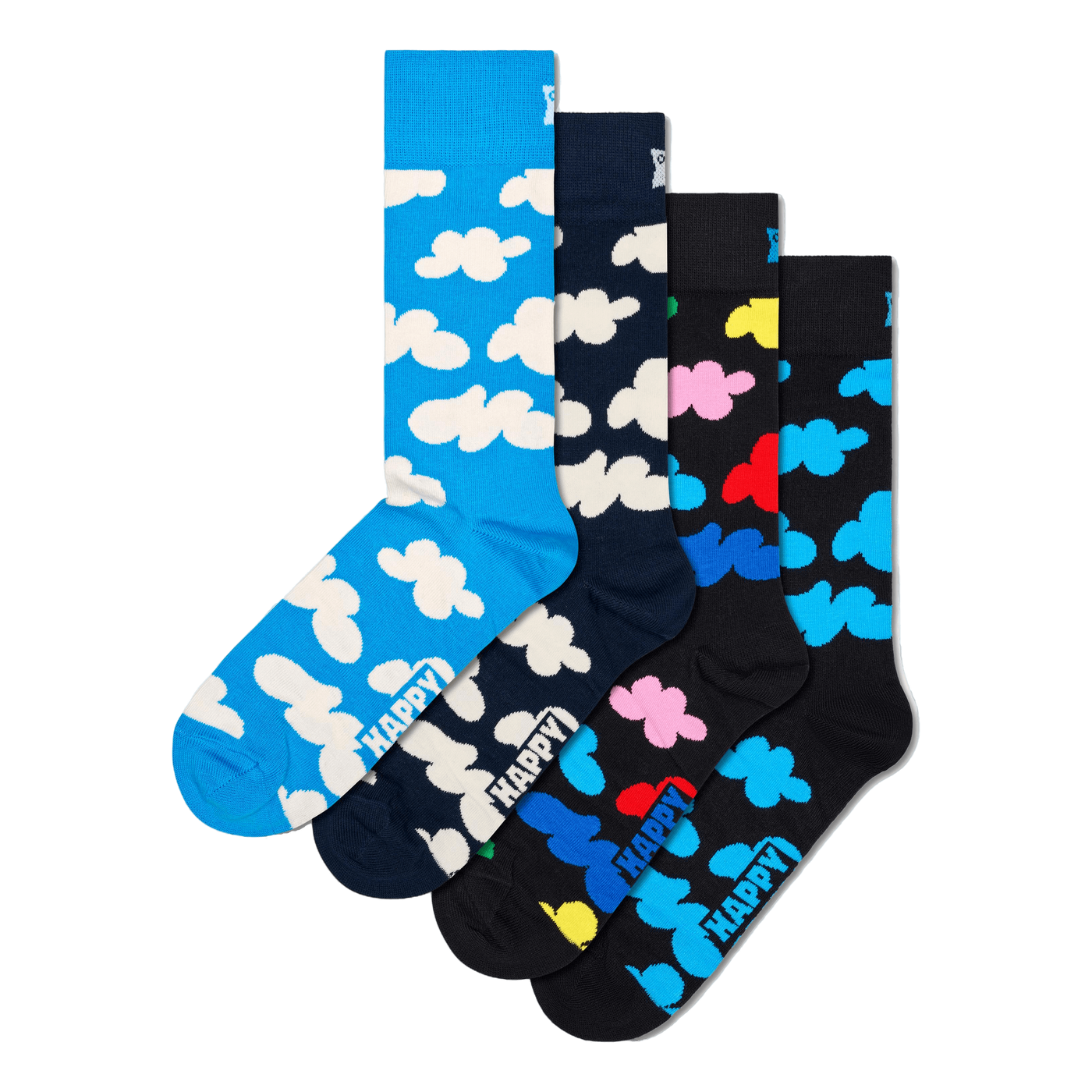 4-pack Cloudy Socks Gift Set Light Blue