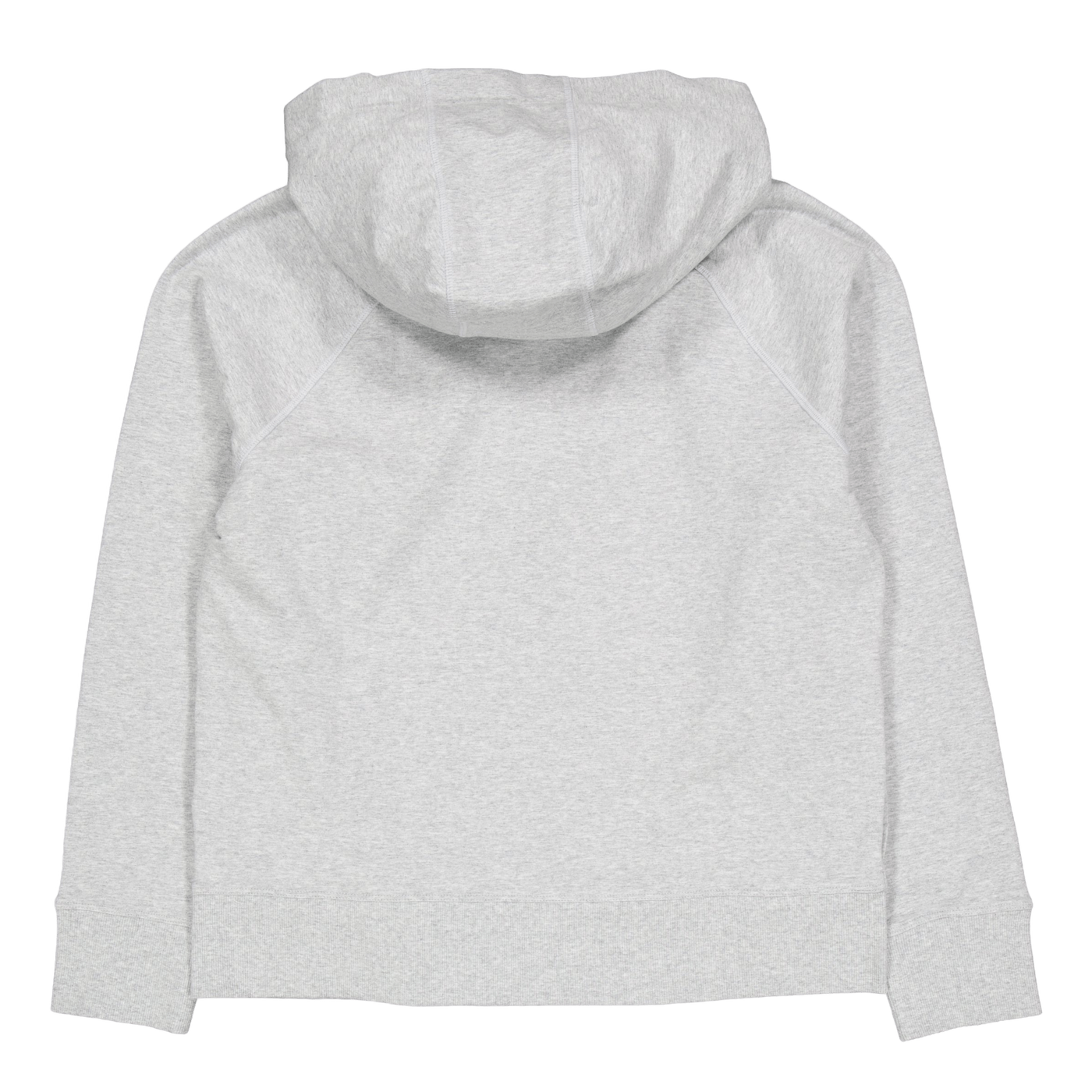 Two Tone Logo Drawcord Zip Hoo Pearl Grey Heather