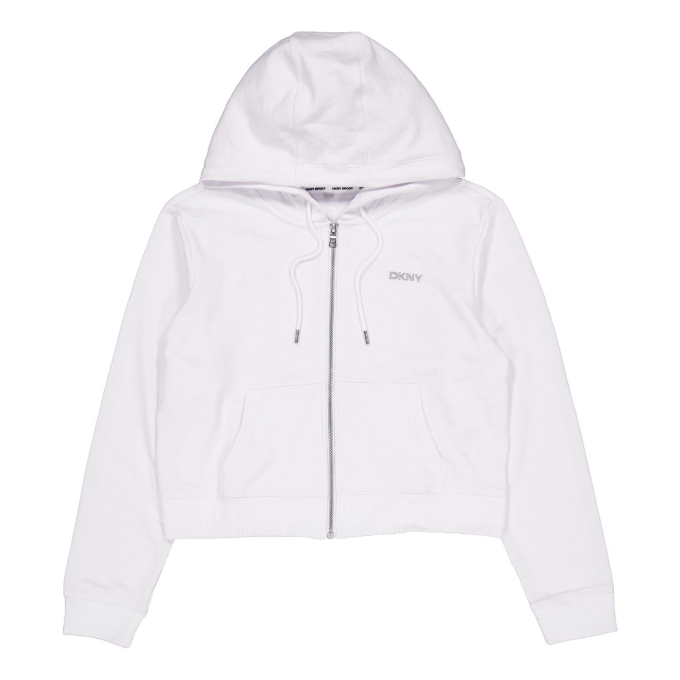 Mini Stud Lg F/zip H White