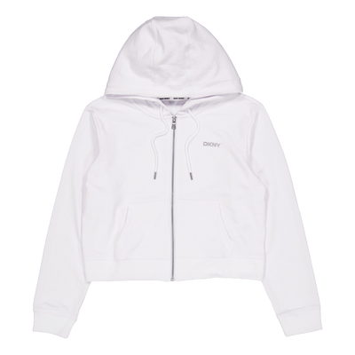 Mini Stud Lg F/zip H White