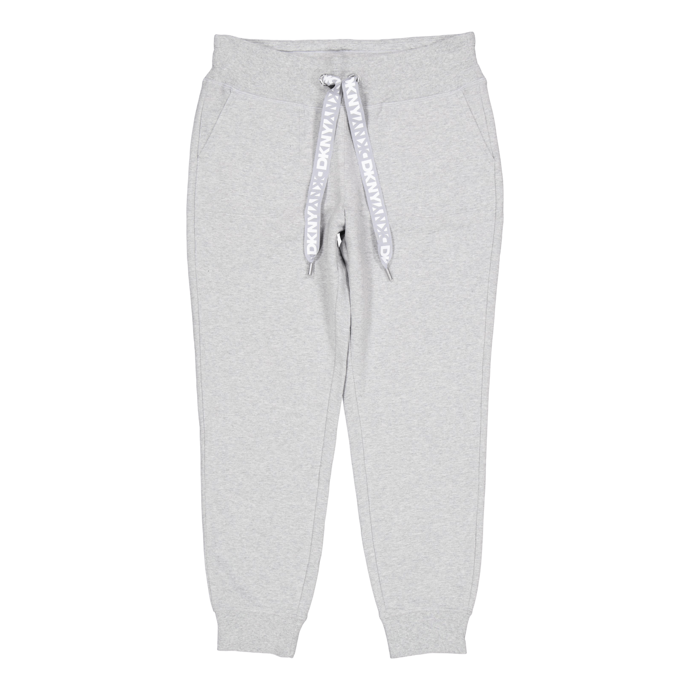 Two Tone Logo Drawcord Jogger Pearl Grey Heather